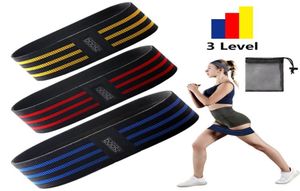 Antislip Buresistance Bands unisex Booty Band Hip Circle Workout Training For Ben Lår Glute Fabric Squat Fitness Rubber Resist1456072