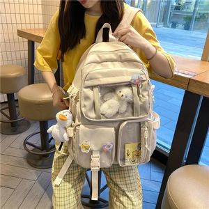Schultaschen Nette Frauen Große Kapazität Rucksack Weibliche Japanische Hohe Schultasche College Dame Laptop Rucksäcke Kawaii Mädchen Reisebuch