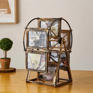 Frames Vintage Home Decor Kpop Room Kids Art Frame Porta Retrato Ferris Wheel P o Decoration Maison Birthday Gift 231211