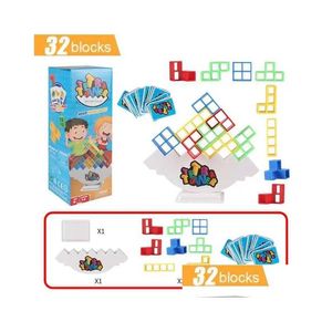 Andra leksaker Stacking Blocks Tetra Tower Nce Game Building Puzzle Board Assembly Bricks Education för Drop Delivery Otsj3