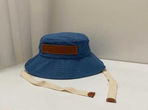 Loo czapki czapki klosze designerskie luksusowe okrągłe okrągłe okrągłe okrągłe sunshade fisherman hat moda moda