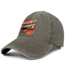 Stilvolle Chase Elliott 2019 NASCAR Contender Driver 9 Unisex Denim Baseball Cap Coole, einzigartige Hüte #9 Logo 2018 Beliebteste IC USA5900236