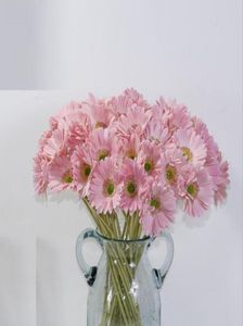 高品質の人工花pu芸術的ガーベラpu chrysanthemumリアルタッチ結婚式の装飾用の人工デイジー6920243