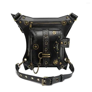 Sacos de cintura Bolsa feminina motocicleta corrente nicho retro fanny pack masculino ciclismo ao ar livre carteira de telefone móvel