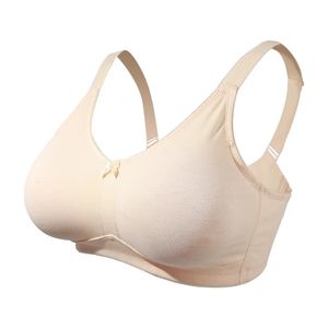 Bras LERVANLA 2302 Bra Seamless Sexy for Fat Woman Mastectomy Cotton Bralette Full Coverage Cup D E F G Plus Size 231208