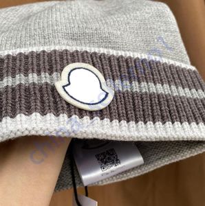 Luksusowe czapki projektant Winter Bean Mężczyźni i kobiety Design Modna Dzianin Hats Fall Woolen Cap Liter Jacquard Unisex Warm Skull Hat5449903