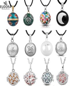 Angel Caller Necklace Gift Harmony Chime Mexikansk Bola Locket Cage Graviditet Ljud Bollhänge för gravida kvinnor8093379