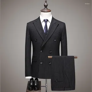 Men's Suits Custom Made Groom Wedding Dress Blazer Pants Business High-end Classic Trousers SA04-45599