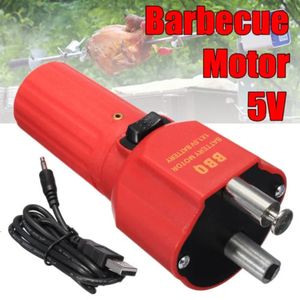 Stoves Outdoor Picnic USB Barbecue Motor Rotisserie Rotator BBQ Grill Roast Bracket Holder Supplies Kitchen Gadget Cooking Tools 231211