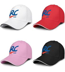 Unisex RC Cola Logo Fashion Baseball Sandwich Hat Custom Cute Truck driver Cap Royal Crown Drink American flag Logos White marble1202752