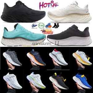 Ontwerper Fresh Foam X More V4-serie hardloopsneakers Heren Dames Vrijetijdsschoenen Studio Bruin Licht Leger Phantom Comfort schokabsorptie Wandelsporttrainers