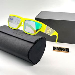 Óculos de sol leves de verão, óculos de sol de designer de moda para mulheres e homens, 5 cores, alfabeto Goggle248B