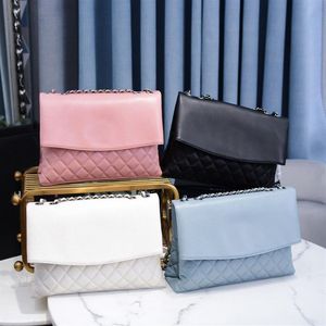 Classic Designers Shoulder Bags Handbags Top Quality Woman Fashion Genuine Leather designer handbag Women Flap Letters Black Cross331A
