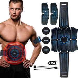 Core Abdominal Trainers EMS Abdominal Muscle Stimulator Toner Trainer Electric Massage Abs Fitness Viktminskning Body Slimming Hem Gym Fitness Hastighet 231211