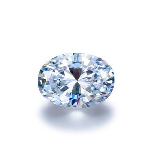 0 1CT-8 0CT2 4 mm-10 14 mm Owalne cięcie z certyfikatem d f kolor vvs klarowność doskonała 3ex Cut luźne syntetyczne Diamond Moissanite 299U