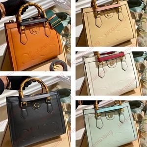 Diana bambu Joint Shopping Bag designer GS Tote väskor Kvinnor handväska toppkvalitet axel crossbody totes mode röd och grön randig axelband handväskor