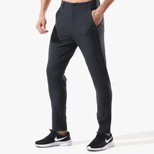 Moda masculina correndo fiesss esportes calças casuais trabalho ginásio cidade calça masculina magro em linha reta leggings cor sólida calças 688ss 2023