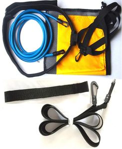 Cintos de treinamento de natação, cordas elásticas para natação, faixas de resistência, corda estacionária para puxar, esportes ao ar livre, fitness, faixa de resistência 1315950