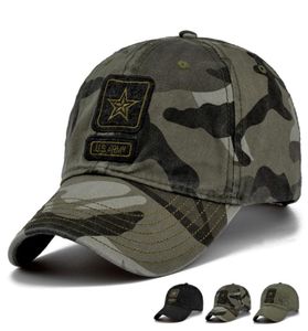 Yeni ABD Ordusu Cap Camo Beyzbol Kapağı Erkekler Kamuflaj Beyzbol Şapkaları Snapback Bone Maskulino Trucker Cap Pentagram Dad Hat8261992