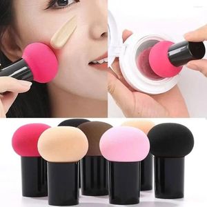 Make-up Pinsel Pilzkopf Schwamm Kosmetischer Puff Mixer mit Aufbewahrungsbox für flüssige Grundierungen und Pulver Frauen Schönheit T H9G0