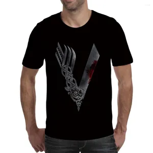 メンズTシャツ2023バイキングTシャツトップ3D印刷服ノルディック神話プルオーバーシャ​​ツハラジュクキッズボーイズメンズトップス