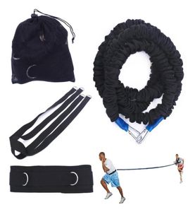 Widerstands-Bungee-Band mit verstellbarem Neoprengürtel für Lauftraining, Workout, Geschwindigkeit, Beweglichkeit, Kraft, Basketball und Fußball T8821605