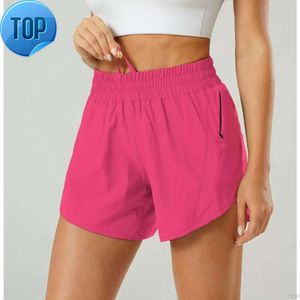 Lulu feminino pista que 5 polegadas solto respirável secagem rápida shorts de fitness calças de yoga feminino saia versátil casual ginásio leggings sp