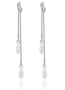 Statement Jewelry Long Earrings For Women Made with rovski Elements Crystal Pendant Dangle Drop Earring Vintage Fashion Jewelry 30562699269