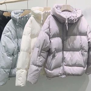 Women's Down OFTBUY 2023 Short Winter Jacket Women White Duck Belt Coat Thick Warm Luxury Outerwear Overcoat Streetwear Fashion