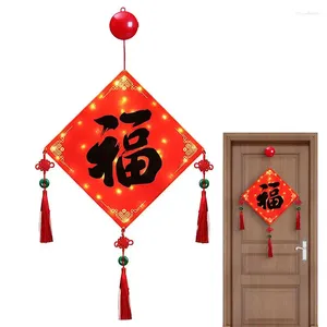 Pendant Lamps Spring Festival Decoration Light 2024 Chinese Year Auspicious Led String Decor Ambient Home With