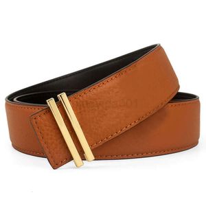 الرجال الكلاسيكيون الطبقة الأولى حزام البقر الكلاسيكي عتيقة Lychee Grain Alphabet Smooth Buckle Women Women Casual Belt Top Belts Width 3.8 سم بالجملة