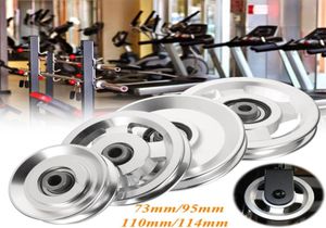 7395110114mm Diameter Universal Aluminium Alloy Wearproof Bearing Pulley Wheel Cable Home Gym Sport Machine Fitness Equipment P2698559