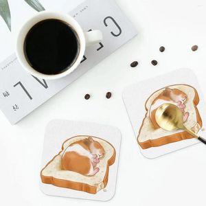 Tischsets, Nickerchen-Untersetzer, Küchen-Tischsets, wasserdichte Isolierung, Tasse Kaffee, für Dekor, Zuhause, Geschirr, Pads, 4er-Set