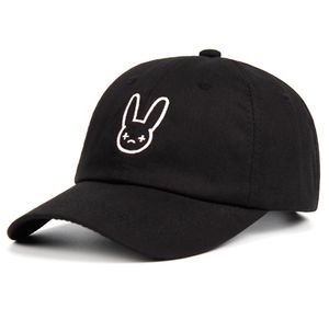 Bad Bunny Dad Hat Rapper Reggaeton Artist 100 Cotton Hats Snapback unisex baseball czapki koncert hap hapoidery czapkę 4826605