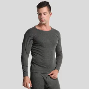 Men's Sleepwear Pure Cotton Autumn Clothing Trousers Dressing Round Neck Mask Skirt Middle -aged Pajamas Set Two -piece Of Warm