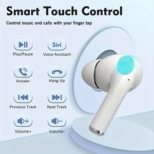 TWS Wireless earbuds Smart Touch Control Headphone Bluetooth Headset