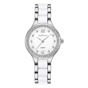 Новое поступление, керамические кварцевые женские часы с бриллиантами, женские часы, водонепроницаемые, отличные наручные часы250A