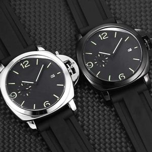 2022 New Mens Watch Automatic Hand Quartz Movement Wristwatch Night Glow Full Stainsal Steel Fashion High