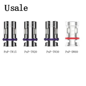 Voopoo PNP-TW-spolar 0,15Hm PNP-TW15 0,2Hm PNP-TW20 0,3Ohm PNP-TW30 0,6Hm PNP-DW60 PNP-DW80 Ersättningsspole för drag 4-kit 100% autentisk