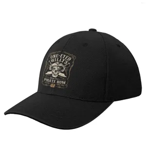 Ball Caps One Eyed Willy_S Goon Cove Pirate Rum Baseball Cap Fluffy Hat Dad Men's Women's