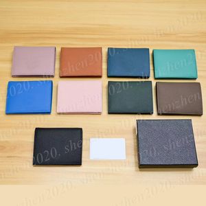 2Versions Premium Quality Fashion Mini Card Holder Wallet with Gold Letters Logo with Box 12x8cm Coin Purse