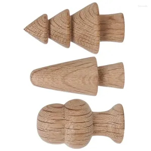 Hooks Tree Shaped Wall Multi Functional Coat Wood Rustic Natural Wooden Decorative