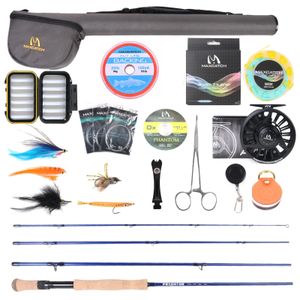 Akcesoria rybackie MaksymumCatch Maxcatch Saltwater Fly Full Kit Rod 8 12WT CNC obrabiana aluminiowa kołowrotek 231211