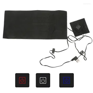カーペット1PC USB衣類ヒーターパッド3ギア調整可能な温度5インチの電気暖房シートベストジャケットの暖かい