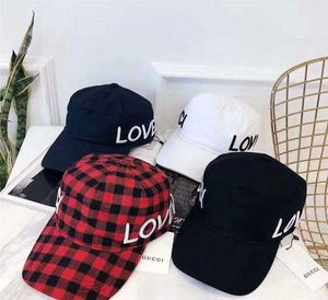 Fashion -Lloved Embroidery Golf Cap G Deisgner Retro Plaid Strapback Hat 100 Cotton Popular Leisure Basebal Quality Dad Cap Brand B7403071