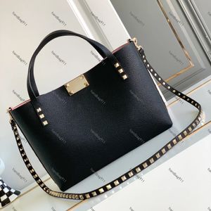 Designer-Umhängetasche, hochwertige Luxus-Tasche, Damen-Tragetasche, modische Handtaschen, Umhängetasche, klassisches Litschi-Narbenleder im Vintage-Stil