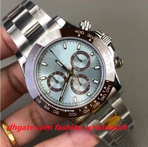 15 أنماط JVS مصنع V11 Deluxe Men Watch Automatic Chronograph Watches ETA 4130 Movement Green Ceramic Bezel 116500 904L مقاوم للماء من الفولاذ المقاوم للصدأ مع صندوق