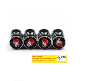 Auto sticker Car Wheel Tire Valves Tyre Air Caps for A3 A4 A5 A7 Q3 Q5 AUDI A1 Q7 Accessories Car styling ZZ