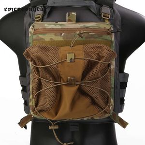 Bungee Pack Helmet Bag Adjustable Pouch Lightweight Bag For Tactical 420 Vest Airsoft Hunting Outdoor Hiking Nylon XGV7