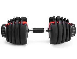 新しい重量調整可能なダンベル5Undefined52.5lbsフィットネストレーニングダンベルはあなたの強さを調整し、筋肉を構築しますZZA21964123167
